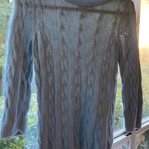 Brooks Brothers Boat Neck Blue Sweater